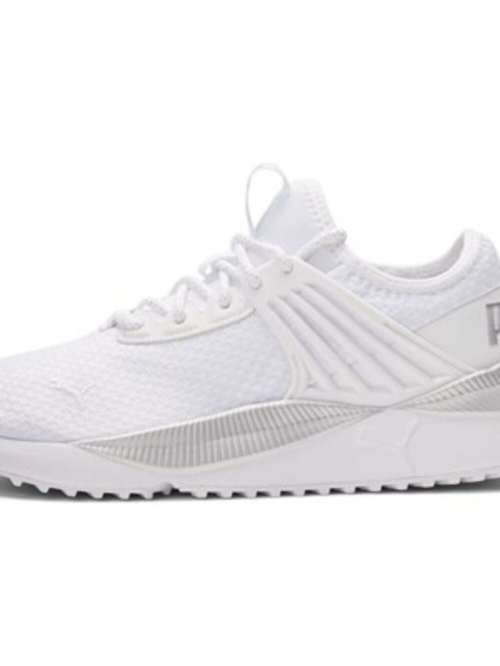 Puma - Womens Pacer Future Shine Shoes, size 11 US womens, color white.